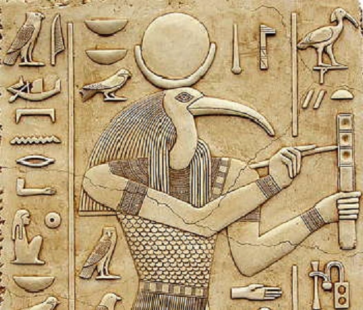 thoth egyptian relief