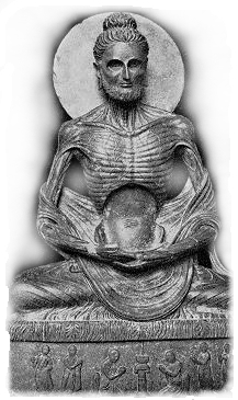 Ascetic Gautama Buddha the Scythian